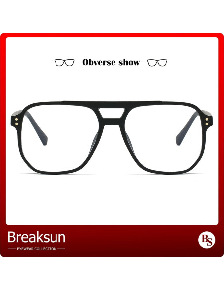 Gafas de sol cuadradas Breaksun A3 Negro Mate 54mm Gafas de sol cuadradas Breaksun A3 Negro Mate 54mm