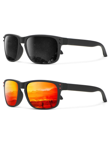 Gafas de Sol Polarizadas KALIYADI Estilo Vintage UV