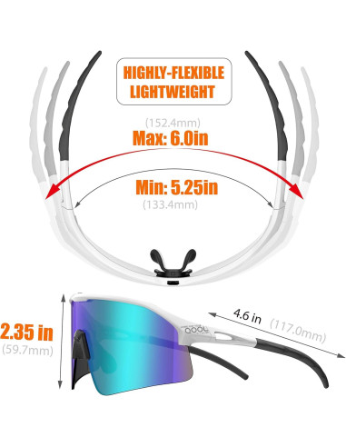 Gafas de sol polarizadas Viviendo tu tiempo qool para deportes