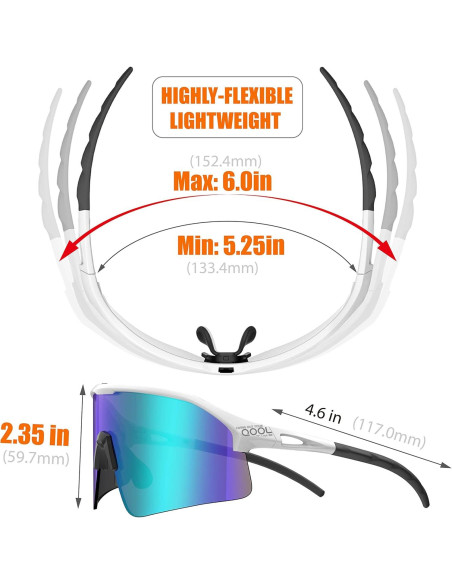 Gafas de sol polarizadas Viviendo tu tiempo qool para deportes