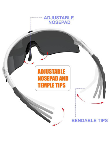 Gafas de sol polarizadas Viviendo tu tiempo qool para deportes
