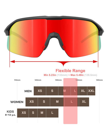 Gafas de sol polarizadas Viviendo tu tiempo qool 1188b para deportes