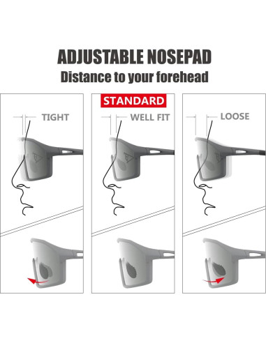 Gafas de sol polarizadas Viviendo tu tiempo qool para deportes