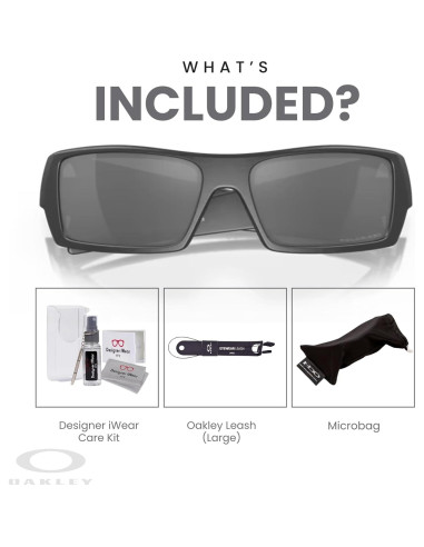 Gafas de sol Oakley Gascan para hombres + Correa + Kit iWear