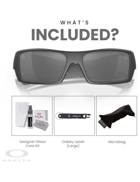Gafas de sol Oakley Gascan para hombres + Correa + Kit iWear