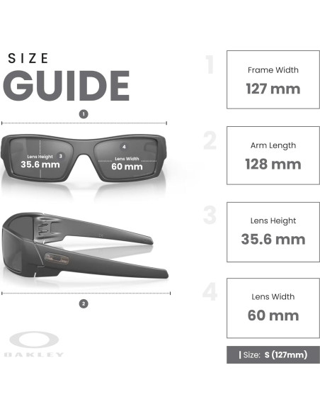 Gafas de sol Oakley Gascan para hombres + Correa + Kit iWear