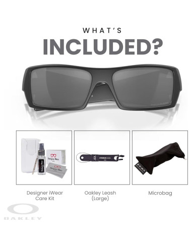 Gafas de sol Oakley Gascan para hombres + Kit de cuidado