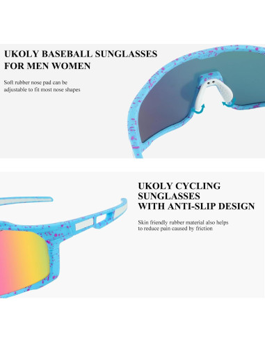 Gafas de sol deportivas Ukoly modelo 620 con UV400