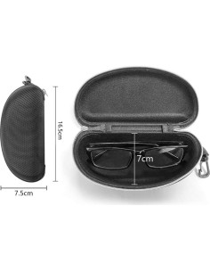 Estuche para Gafas Plateado - Paquete de 3 con Gancho 2