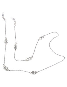 Cadena Lanyard KAI Top Plata 70 cm para Gafas de Mujer