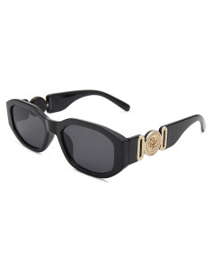 Gafas de Sol Rectangulares HYCREDI UV400 Moda Vintage