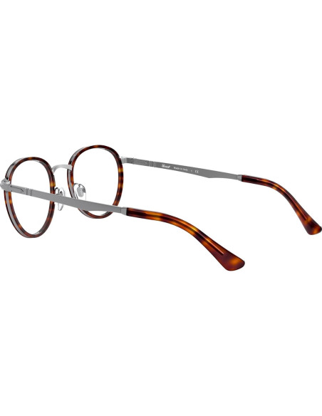 Gafas de Prescripción Persol PO2468V Redondas Gunmetal 49mm