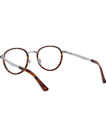 Gafas de Prescripción Persol PO2468V Redondas Gunmetal 49mm