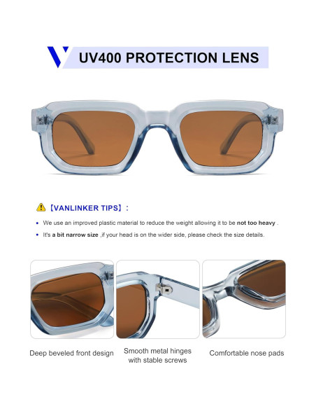 Gafas de Sol VANLINKER Retro UV400 Unisex VL9823