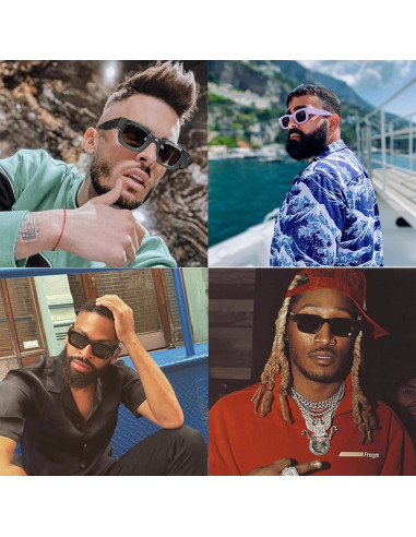 Gafas de sol polarizadas AIEYEZO retro unisex 44mm