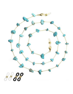Cadena de Gafas para Mujeres Soporte Turquesa 71 cm