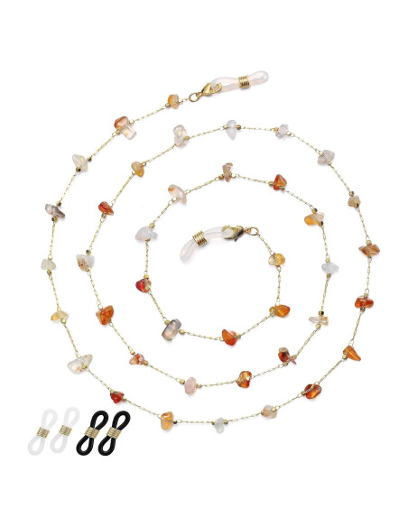 Cadena de Gafas para Mujeres Citrino Soporte Antideslizante