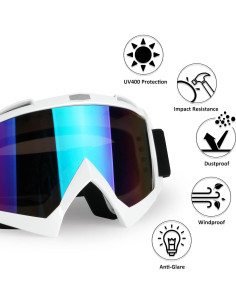 Gafas de Motocross 4-FQ HB-306 a Prueba de Viento y Polvo 2