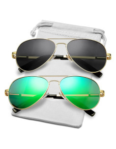 Gafas de Sol Aviador AIEYEZO Polarizadas UV400 Unisex