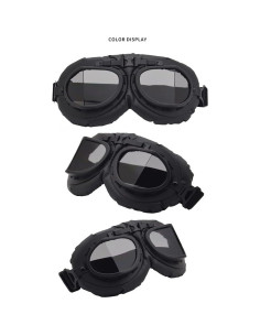 Gafas de Moto Vintage Peicees con Lentes Anti-impacto 2