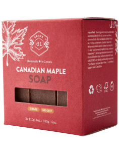 Jabón Natural Crate 61 Arce Canadiense 340g Hecho a Mano 2