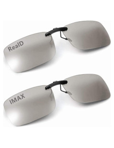 Gafas 3D Clip AoHeng RealD IMAX 2 Paquete Ligeras