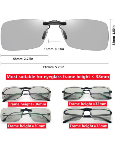 Gafas 3D Clip AoHeng RealD IMAX 2 Paquete Ligeras