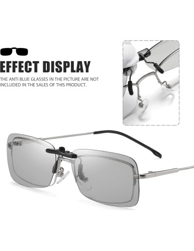 Gafas 3D Clip AoHeng RealD IMAX 2 Paquete Ligeras