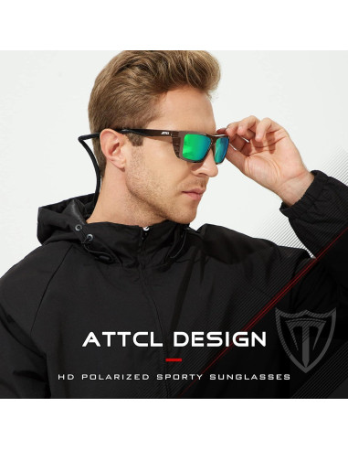 Gafas de sol polarizadas ATTCL para ciclismo y pesca UV