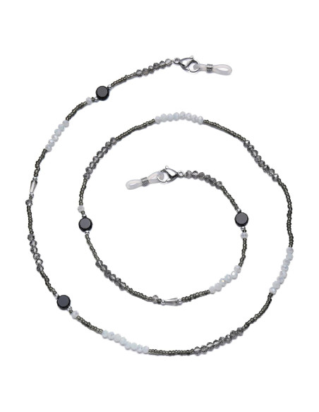 Cadena de Gafas con Perlas de Cristal - 72 cm - Chic