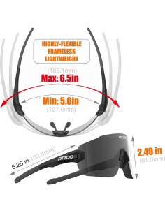 Gafas de Sol RT100 para Ciclismo Unisex - Diseño Profesional 2