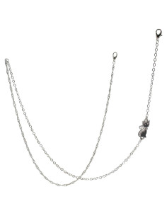 Cadena de Gafas Elegante 14k para Mujeres - Gato Plateado