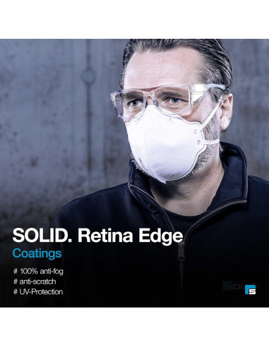 Gafas de Seguridad SolidWork Lente Transparente Antivaho