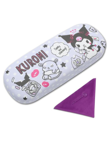 Funda Dura para Gafas PERFECTSIGHT Morado, Ligera y Resistente