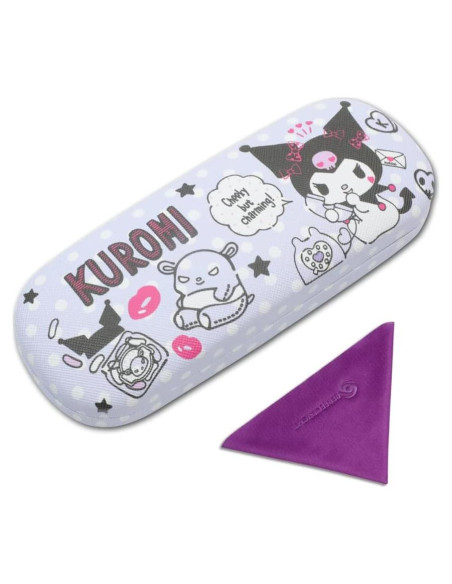 Funda Dura para Gafas PERFECTSIGHT Morado, Ligera y Resistente