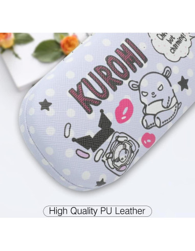 Funda Dura para Gafas PERFECTSIGHT Morado, Ligera y Resistente