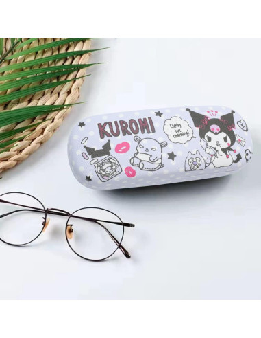 Funda Dura para Gafas PERFECTSIGHT Morado, Ligera y Resistente