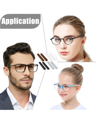 4 Pares Almohadillas Silicona IYOOH Antideslizantes Gafas