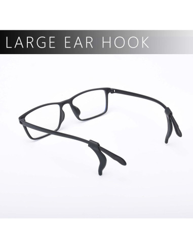 6 Pares Sujetadores Gafas SooGree Gancho Silicona Grande