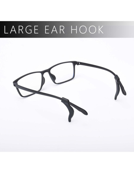 6 Pares Sujetadores Gafas SooGree Gancho Silicona Grande