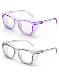 Gafas de Seguridad Anti-Vaho y Anti-Luz Azul 2 Pack