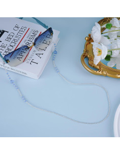 Cadena de Acrílico BILIONE para Gafas 72 cm Azul 2