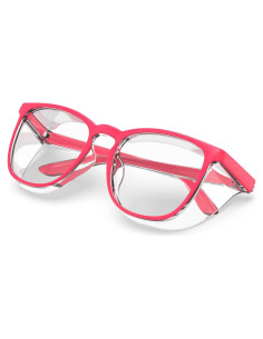 Gafas de Seguridad Antivaho Rosa Profundo para Adultos