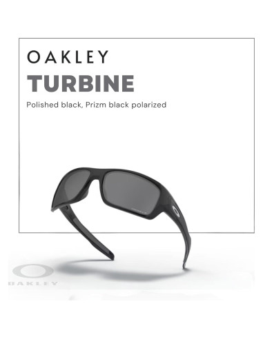 Gafas de sol Oakley Turbine para hombres + correa + kit