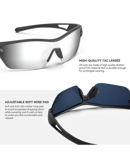 Gafas de Sol BEACOOL Polarizadas UV400 para Deportes Gafas de Sol BEACOOL Polarizadas UV400 para Deportes