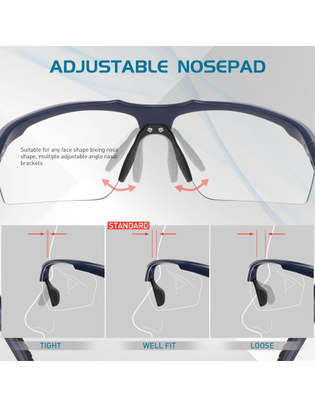 Gafas de sol fotocromáticas SCVCN UV400 para deportes