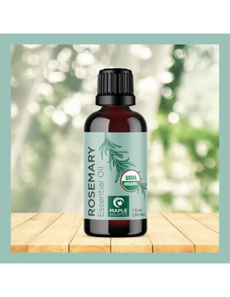 Aceite de Almendra Dulce y Romero Orgánico - Tratamiento Capilar