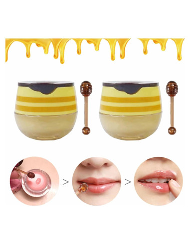 Bálsamo Labial Hidratante S-SNAIL-OO Miel y Fresa 2PCS