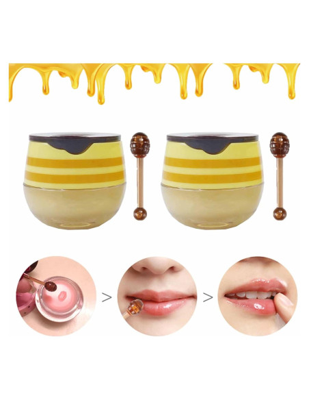 Bálsamo Labial Hidratante S-SNAIL-OO Miel y Fresa 2PCS Bálsamo Labial Hidratante S-SNAIL-OO Miel y Fresa 2PCS