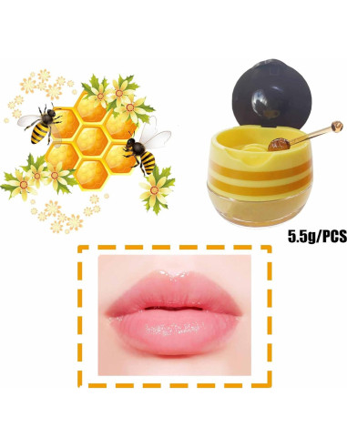 Bálsamo Labial Hidratante S-SNAIL-OO Miel y Fresa 2PCS